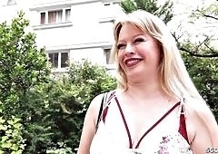 German Scout Casting: Big Ass Blonde Milf Anna Lynx