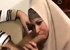 Arab In A Hijab Sucking Cock And Plus Screwing