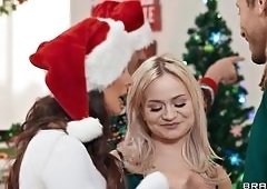 Rylee Blake and Derek Savage Deliver a Massive Surprise to Big-Tits Milf Cherie Deville in In
