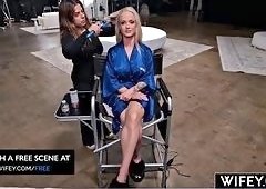 Sexy Blonde TS Hotwife Carter James Takes Brutal Pounding from Her Husband Just Like He Likes It