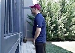 Big Tits Housewife Rides Dildo to Wild Cumshot