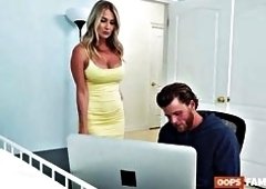 Busty Babe Pounds Sexy Teacher