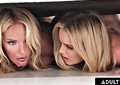 Big Tits Milf Stepmom Rachael Cavalli Caught in Reverse Gangbang with Charlie Forde, Jenna Starr,