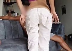 Desperate Latina Amateur Ditches Boyfriends Empty Promises for Steamy Modeling Shot Before Bareback Pounding