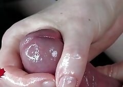 Instruction Video for Milking Pre-ejaculate - Close-up of Delaying and Ruining the Orgasm - Main View