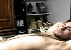 Real hairy str8 sucked by gay at home
