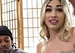 Delilah Day Pussy Facialed by Two Big-Cock BBCs