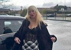 French MILF Emma Takes Double Penetration in Lesbian Threesome