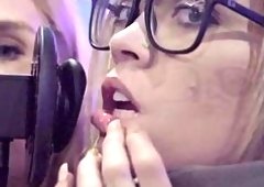 Blonde and Brunette Kittens Dirty Talk Pleasing Daddies