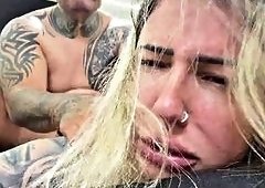 Brazilian Shemale Couple DNAs Hairy Big Butt Takes Brutal Roll in Ass and Pussy S