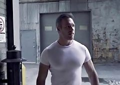 Alex Mecum Barebacks Muscle Doors Pt 1
