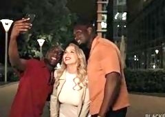 Blonde Baddies Hardcore Double Penetration Threesome Cumshot
